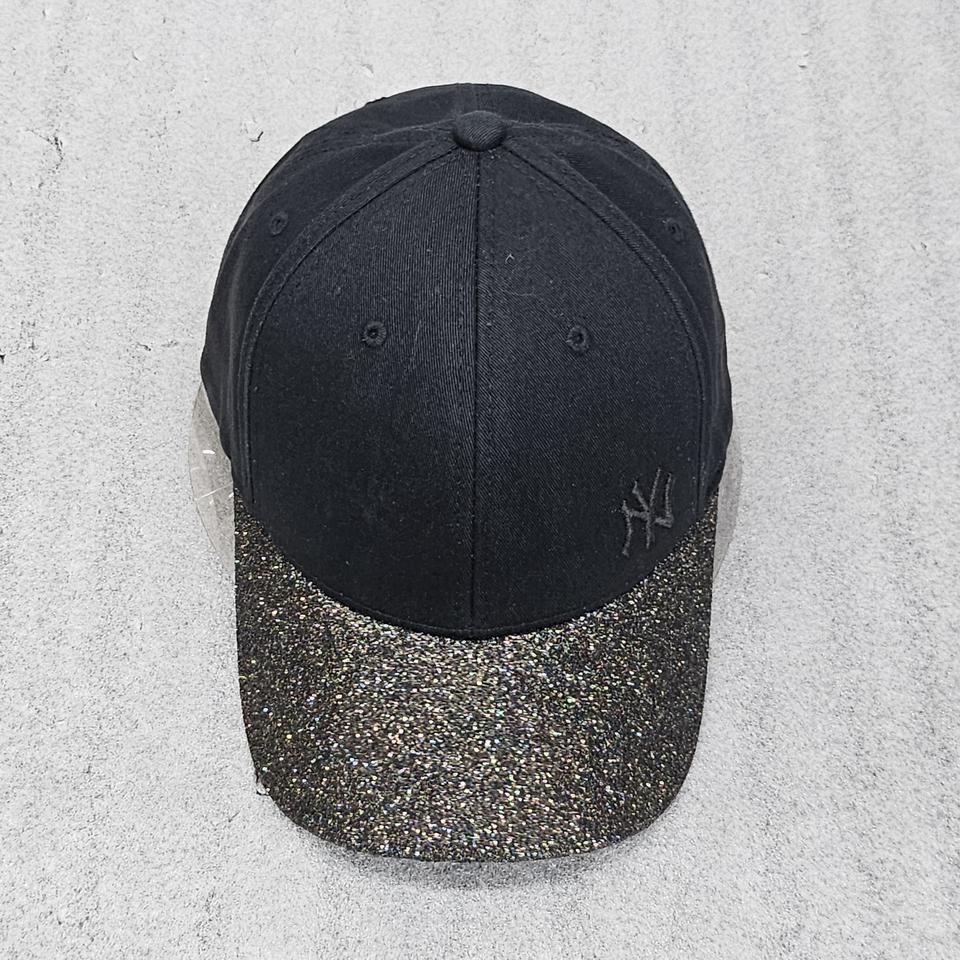 MLB 뉴욕 양키스 정품 글리터 볼캡 블랙