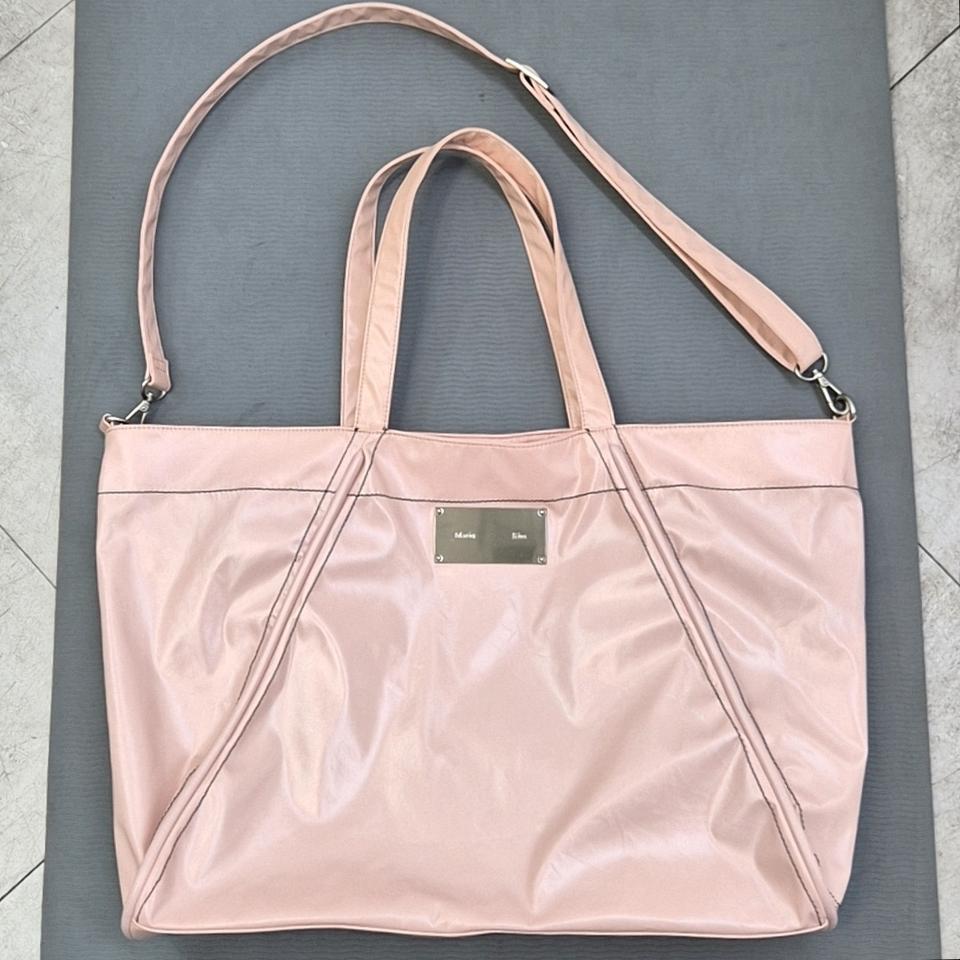 마뗑킴 코팅 빅 토트백 핑크