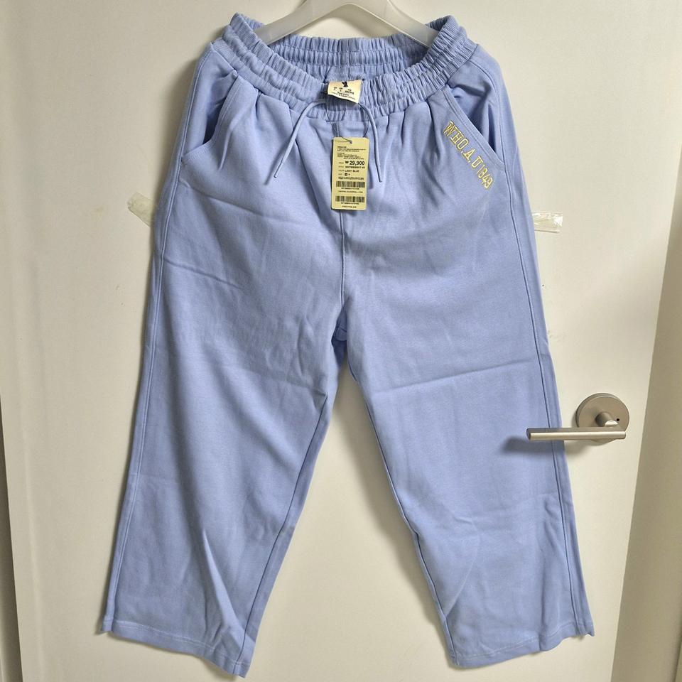 (새상품 55~66)후아유 9부 자수와이드팬츠