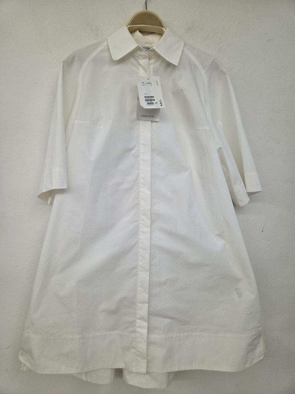 COS 화이트 셔츠 원피스 EUR 36