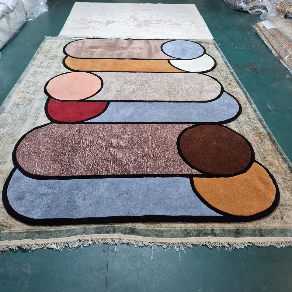 이태리 씨씨타피스 로타지오니A(ST)핸드메이드 울카페트 - IT124-