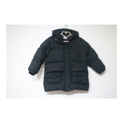 (130) 에스핏 아동 블랙 패딩 점퍼 (사이즈 130)