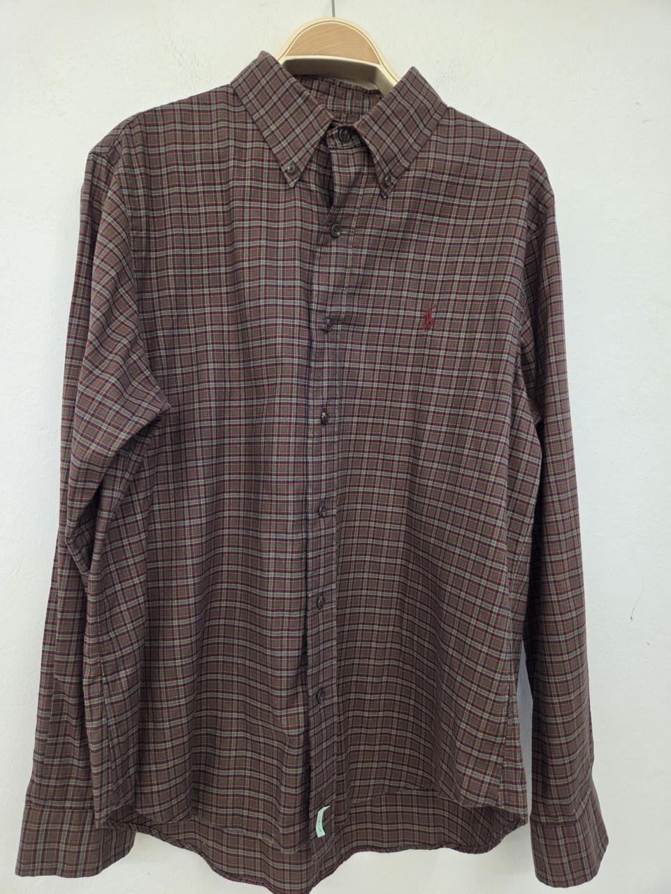 랄프로렌 커스텀핏 체크 셔츠 XL