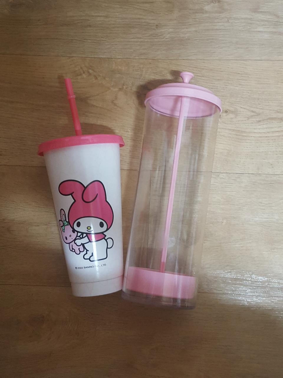 산리오 리유저블 컵 텀블러, 모던하우스 빨대 홀더