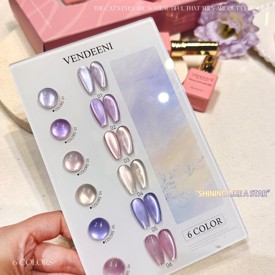 6종세트_퍼플 자석젤네일6종+컬러차트판