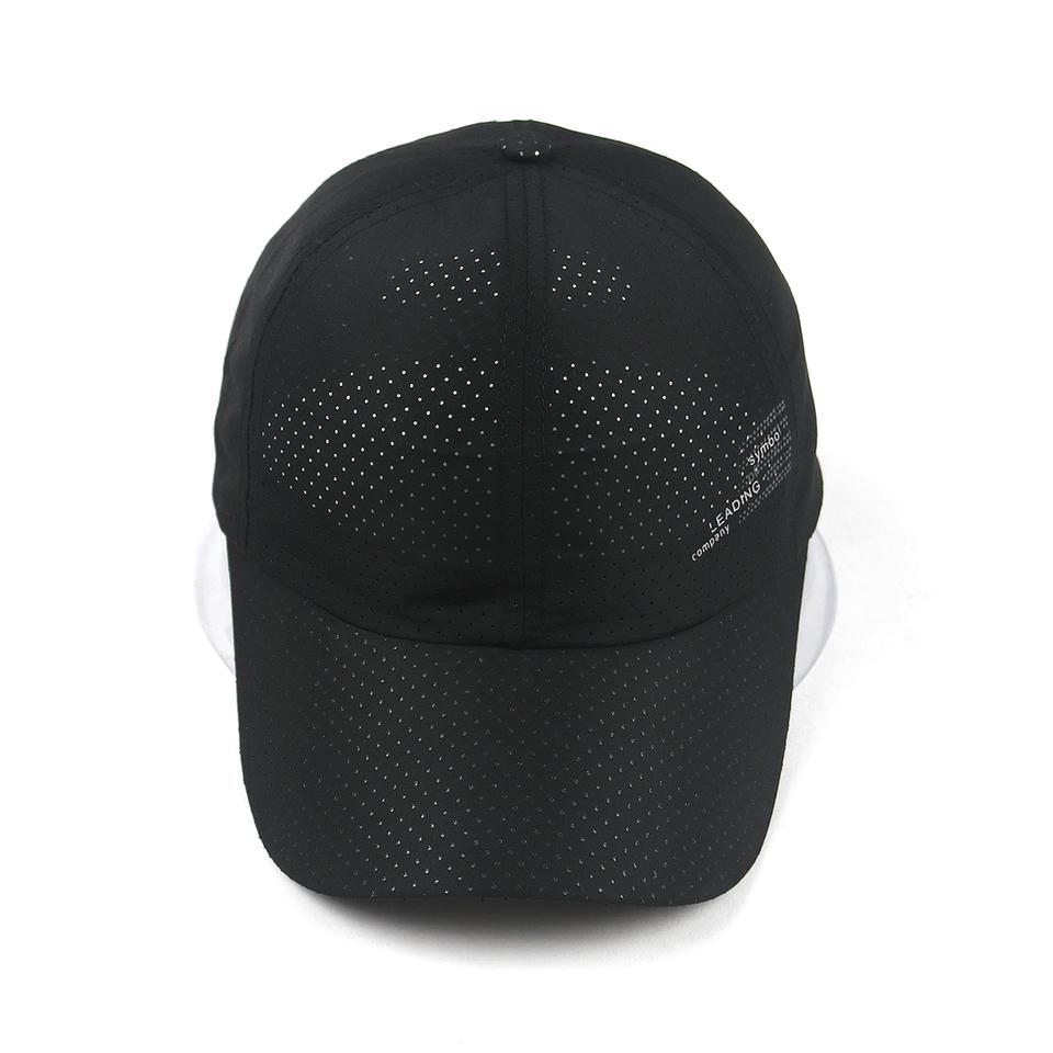 56-58cm 블랙 메쉬 공용 초경량 밴딩 러닝캡 C012P -301