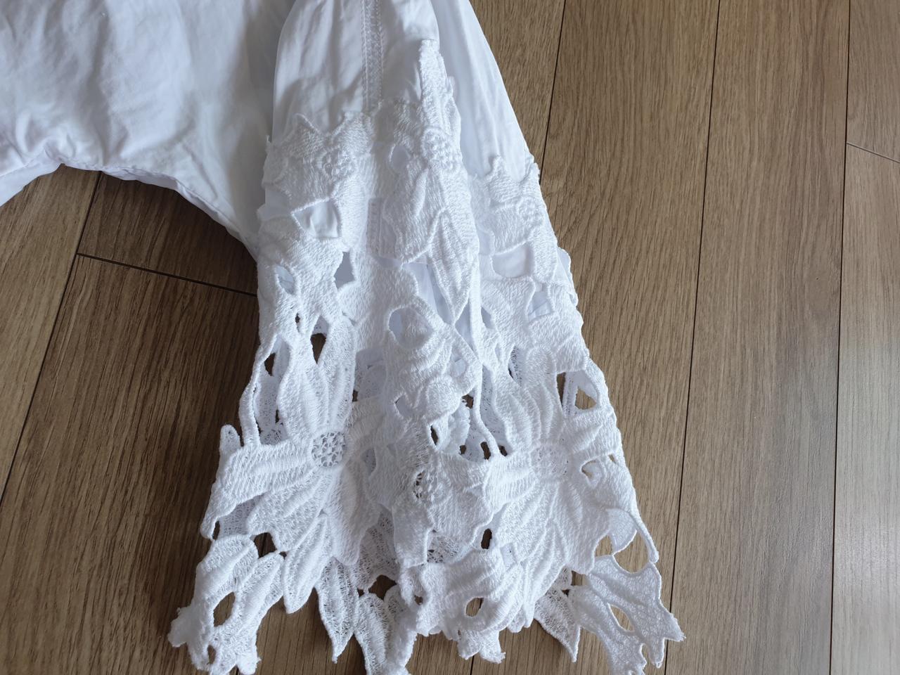 [♡BIG SALE♡]퓨어 레이스 루즈 셔츠