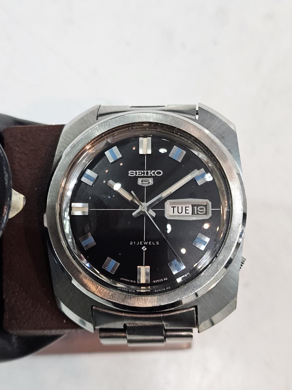 빈티지 세이코5(cal6119) 오토매틱 시계