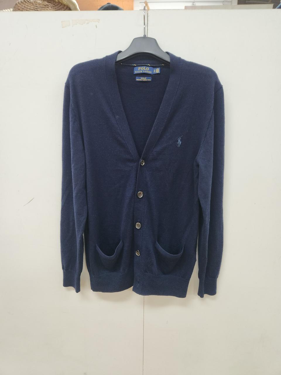 (정품) 폴로랄프로렌 슬림핏 워셔블 울 브이넥 가디건 S(95)