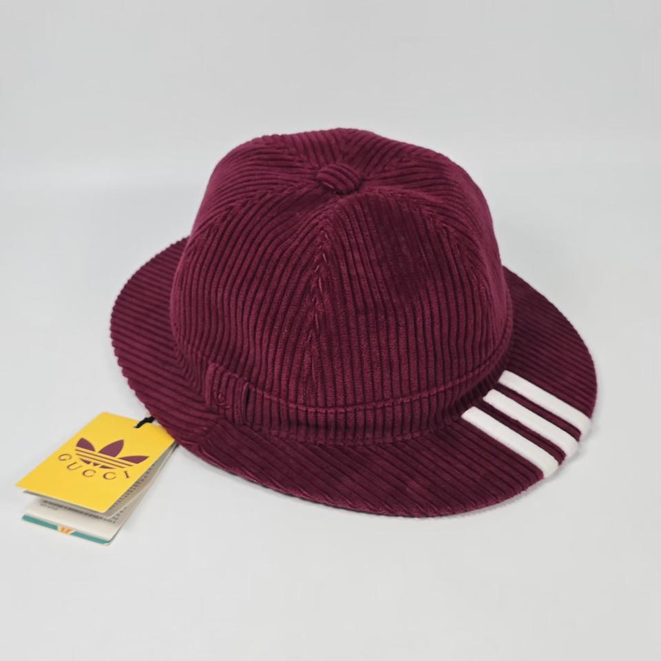 구찌 X 아디다스 GG 코듀로이 코튼 모자 ( 2XL ) 