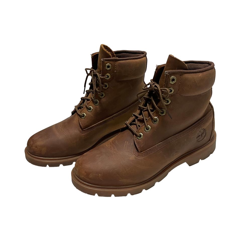 팁버랜드 브라운 6인치 레더 부츠 워커