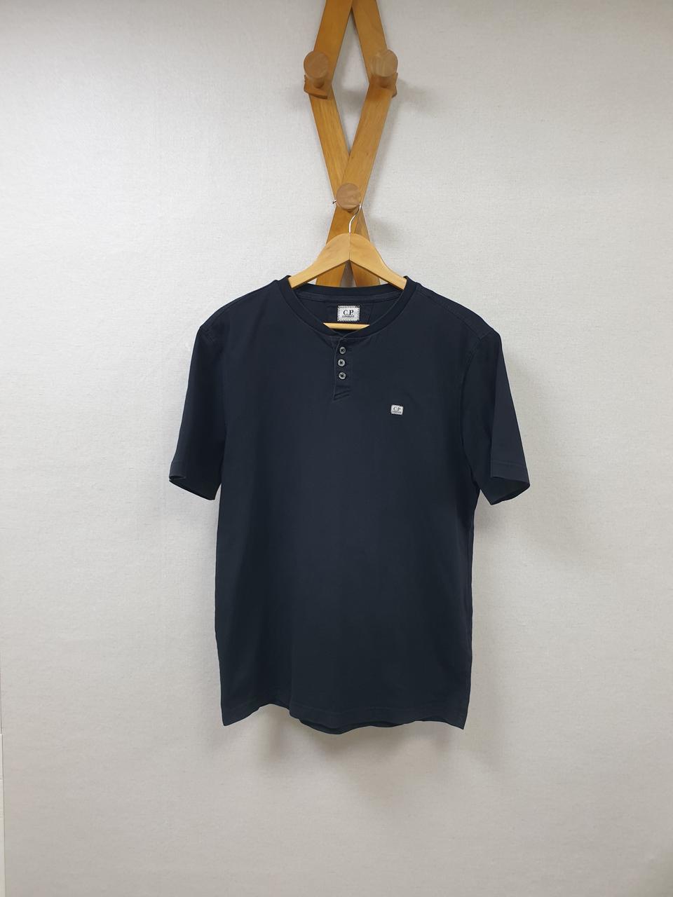 [xl/105/정품] cp컴퍼니 헤리넥 반팔 블랙