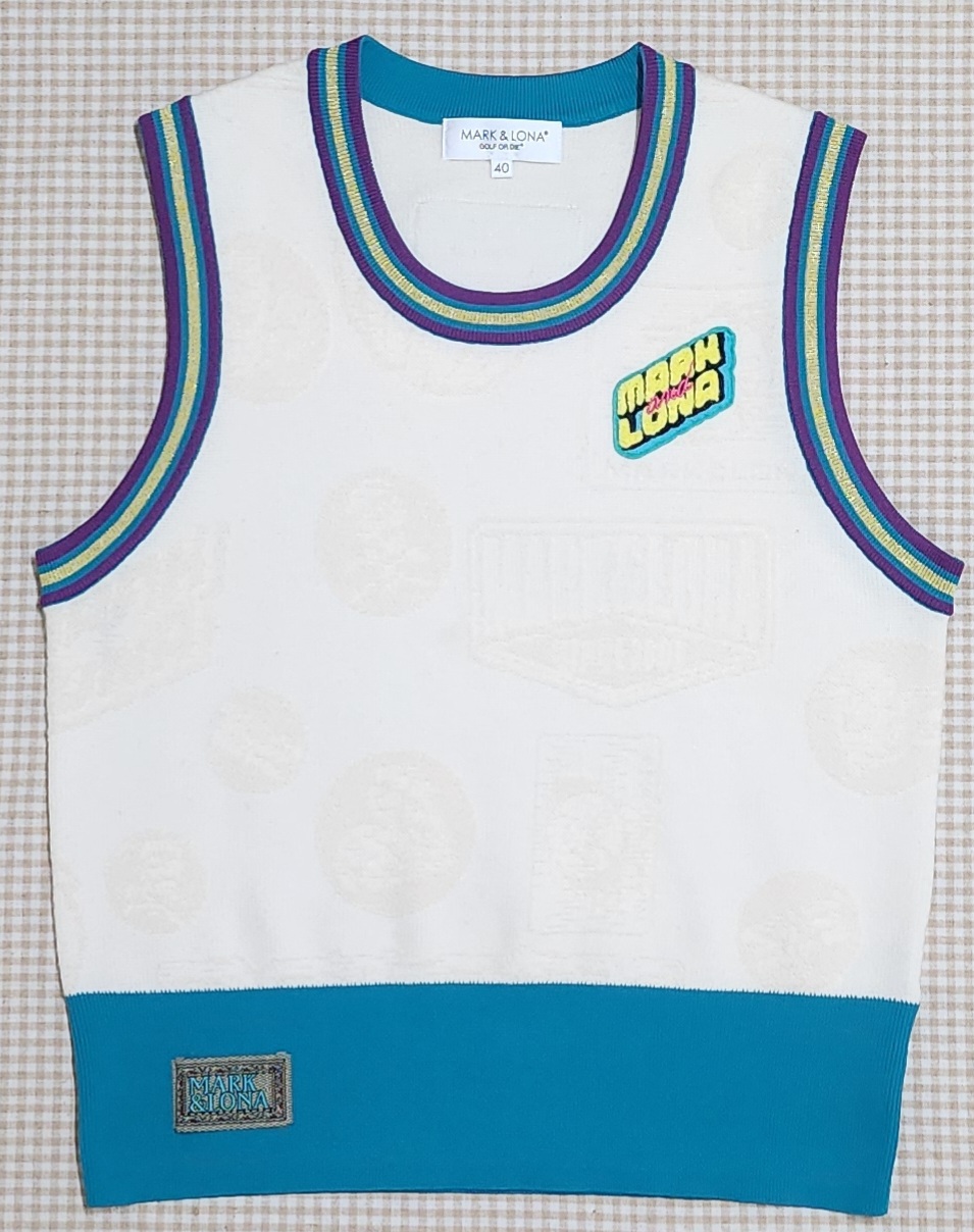 마크앤로나 여성골프니트조끼 사이즈 95