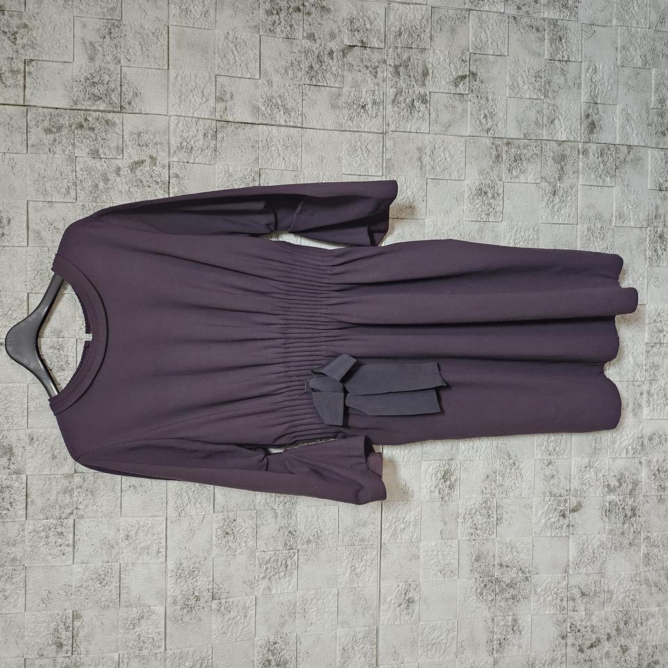 마인 MINE 허리밴딩 울 원피스