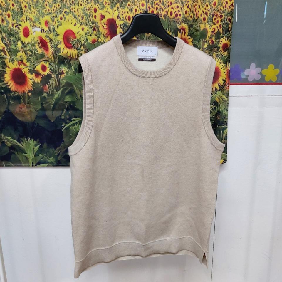 지오지아 캐시미어혼방니트 베스트 남성100 6d7