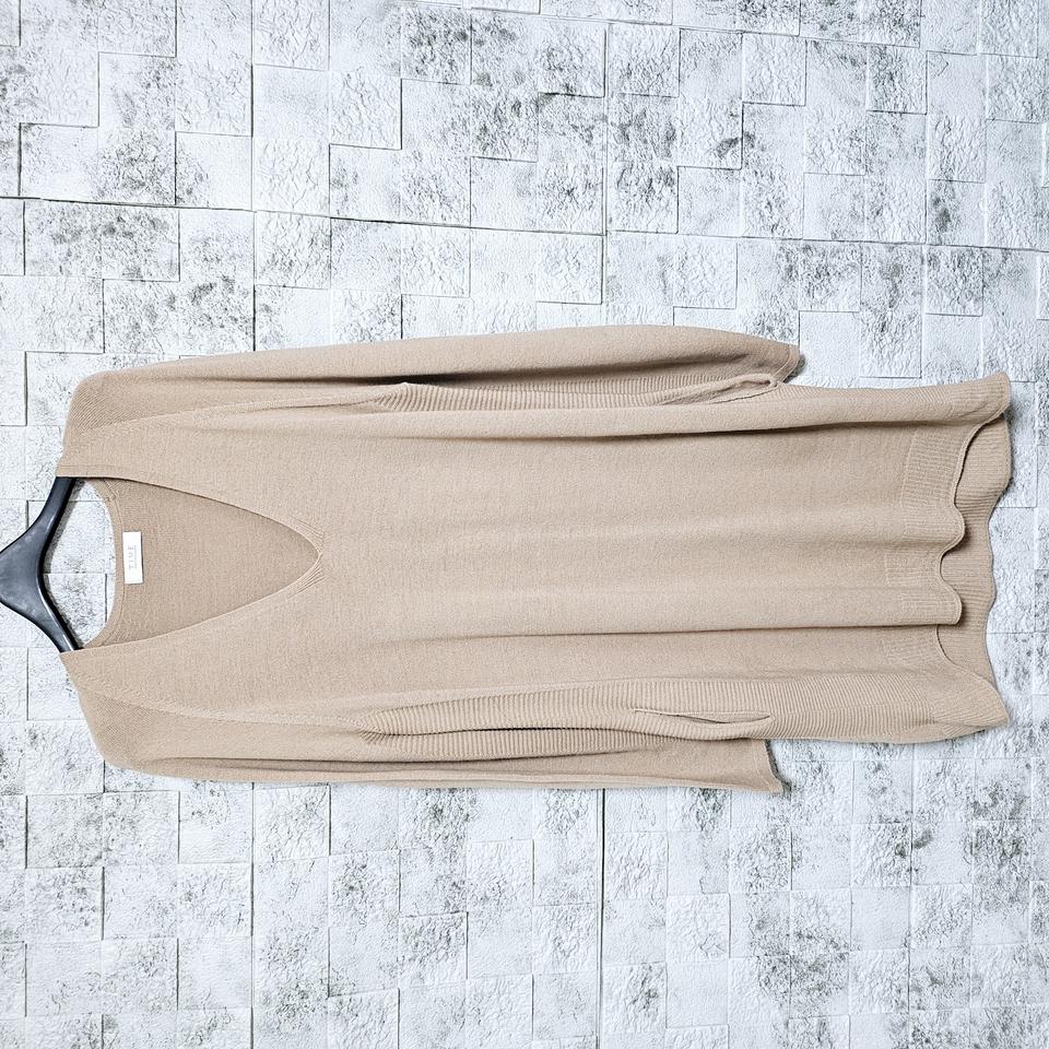 타임 TIME 브이넥 울 롱니트 원피스