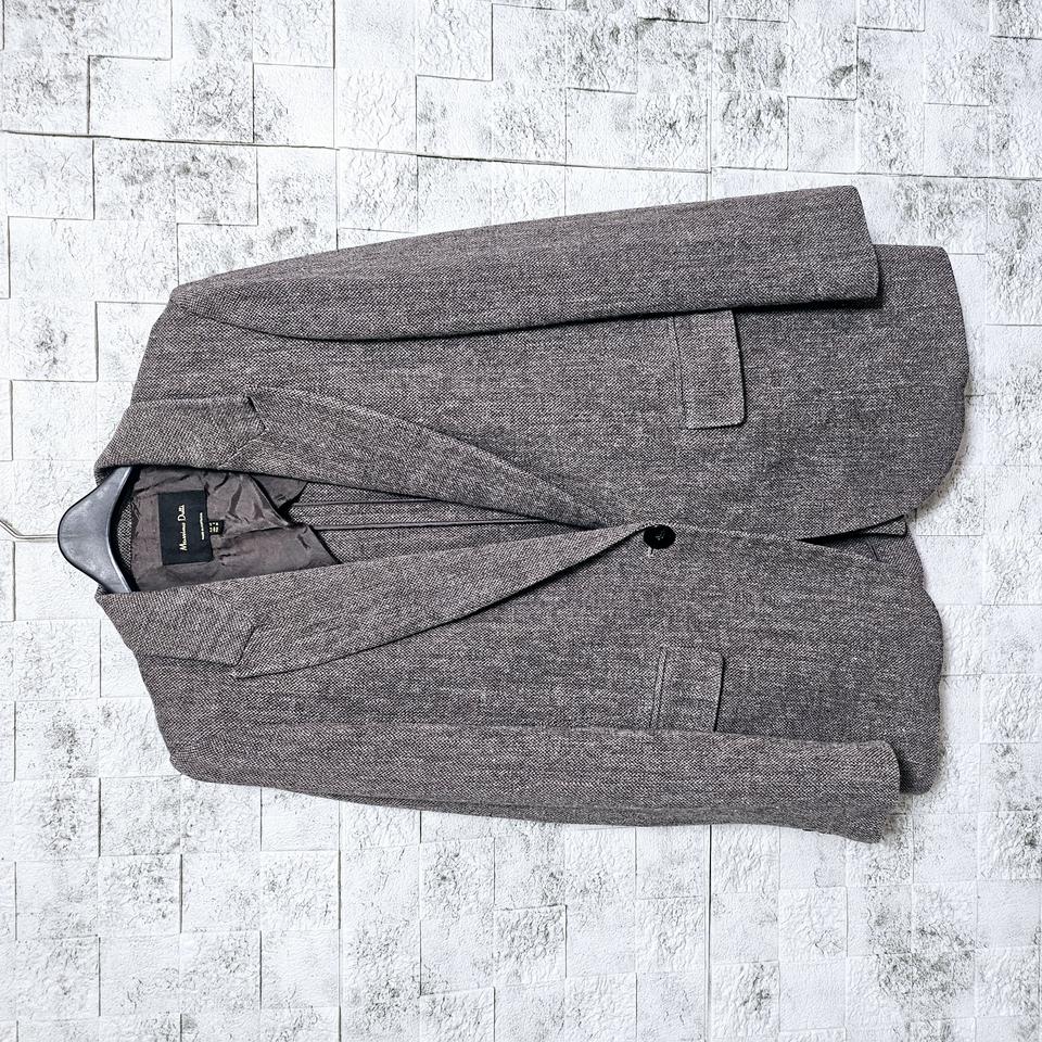 마시모두띠 헤링본 린넨 울혼방 자켓