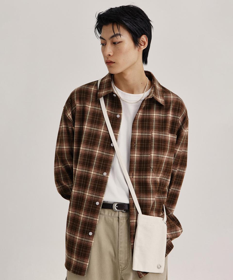 키뮤어 플란넬 체크셔츠/ 남자 셔츠 / 남성 셔츠