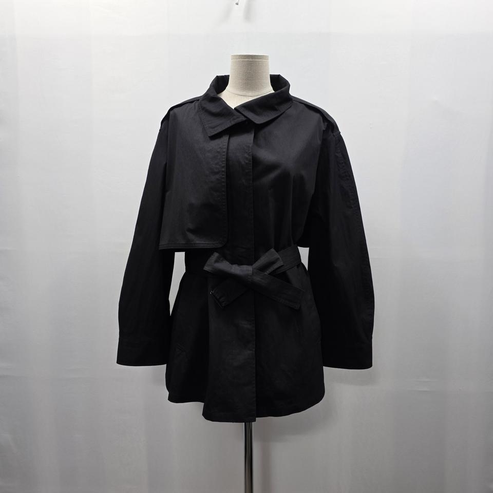 0808 온앤온 하이넥 루즈핏 벨티드 25ss 트렌치코트 01