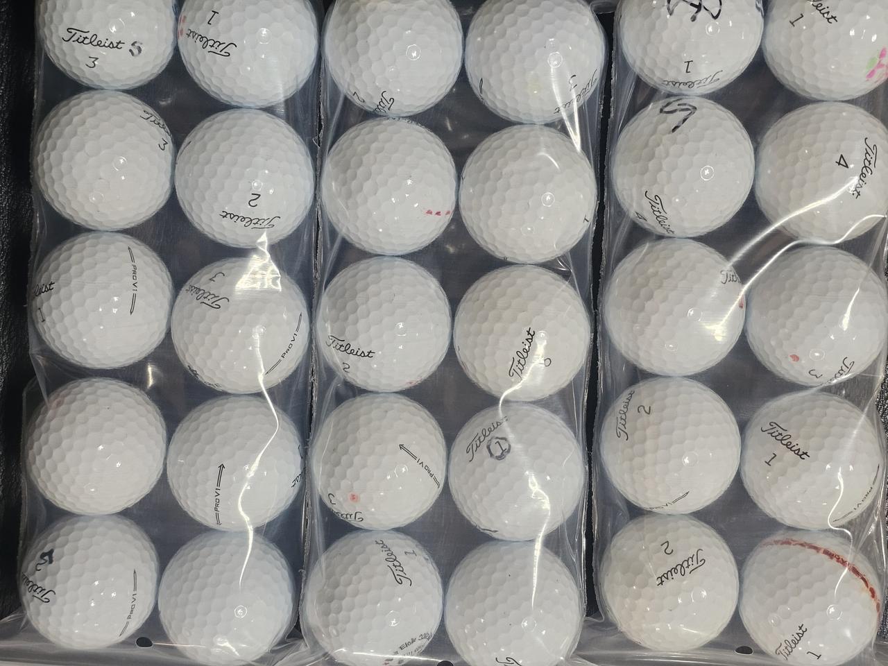 타이틀리스트 PRO V1 A급 50개 로스트볼  골프공