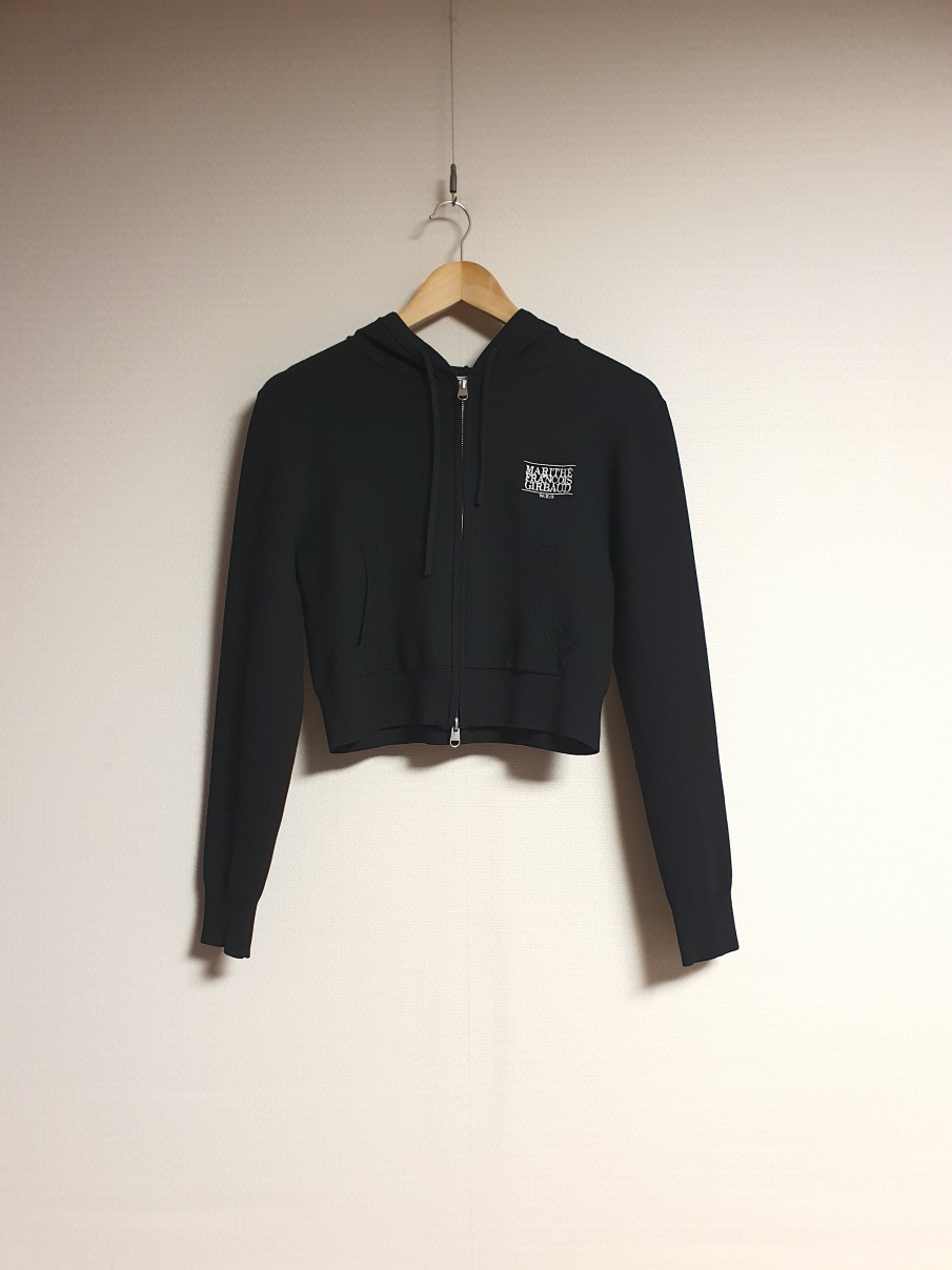 마리떼프랑소와저버 레터링 후드 집업 자켓  프리사이즈  정품 