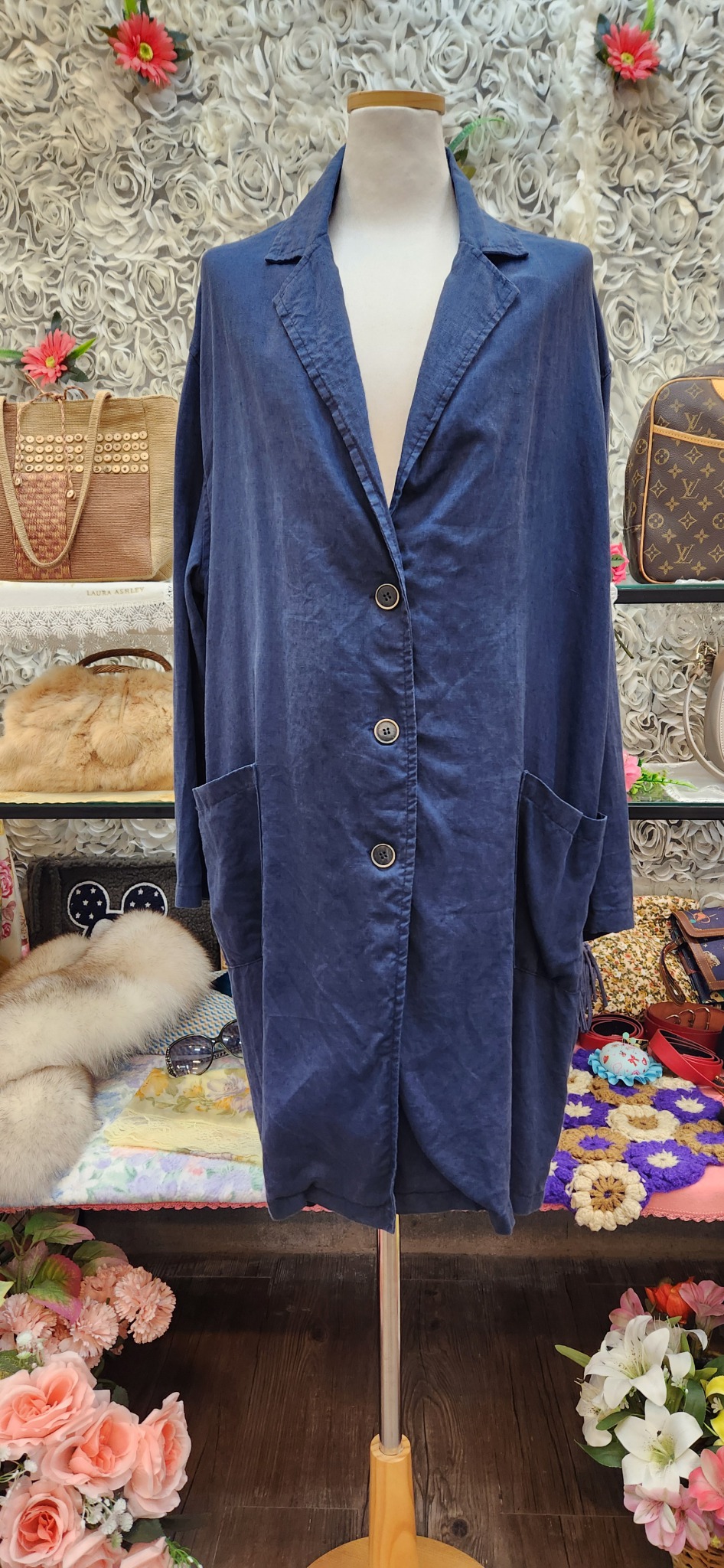 루즈핏 간절기 코트 (55 66 77)