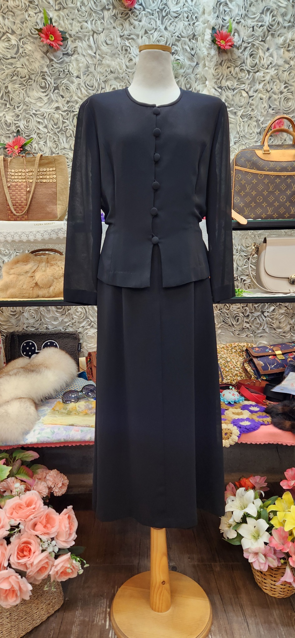 SOIR PERLE 고급 쉬폰 롱원피스 (66)