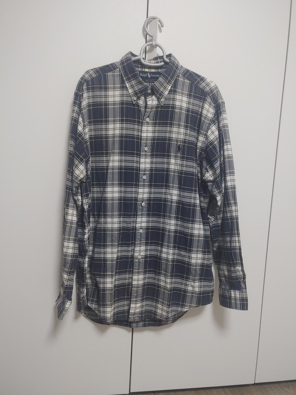 랄프로렌 폴로  남성 체크 남방-100사이즈