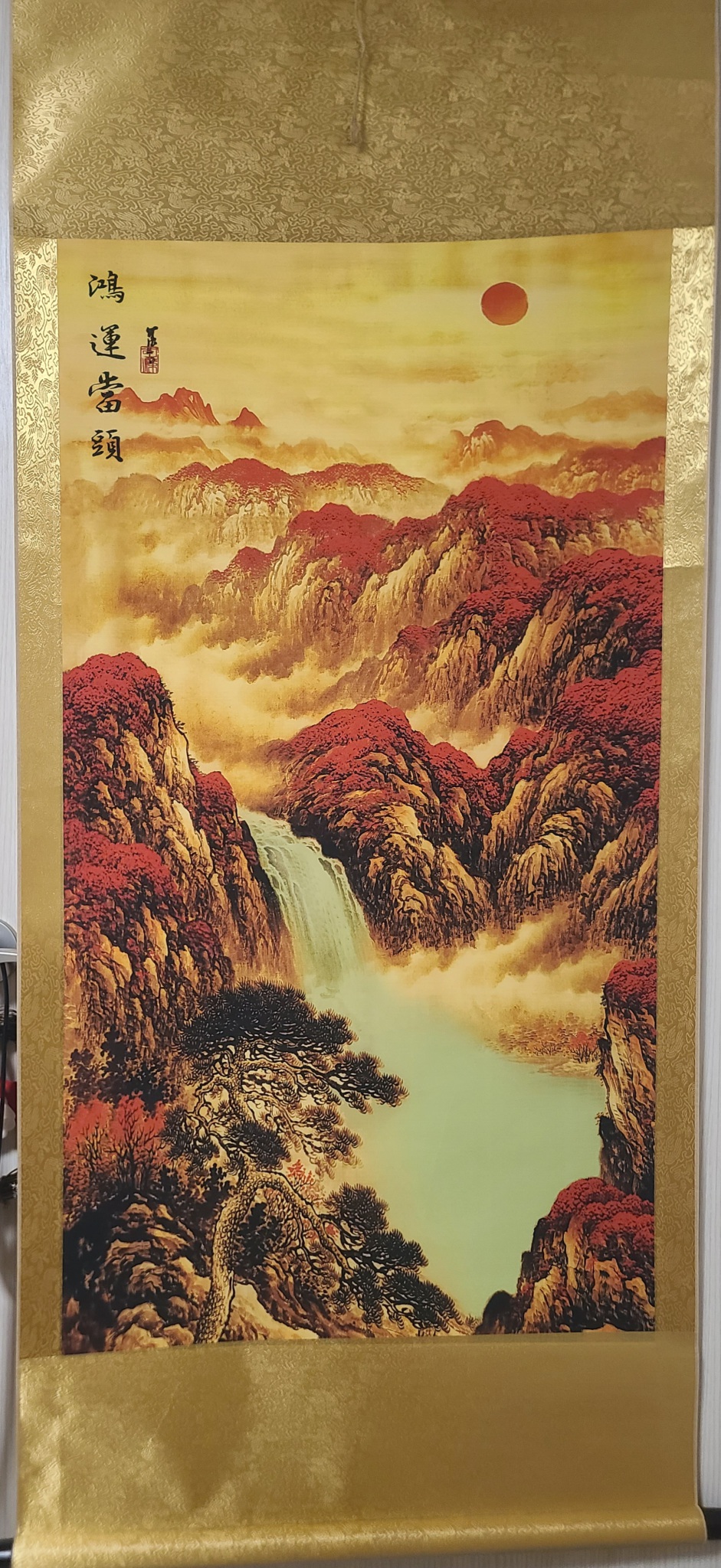 중국 명품 족자화 A