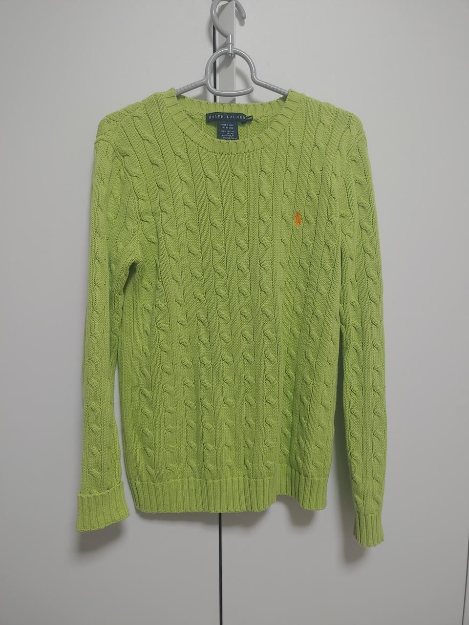 랄프로렌 폴로 꽈베기 면니트 -M사이즈