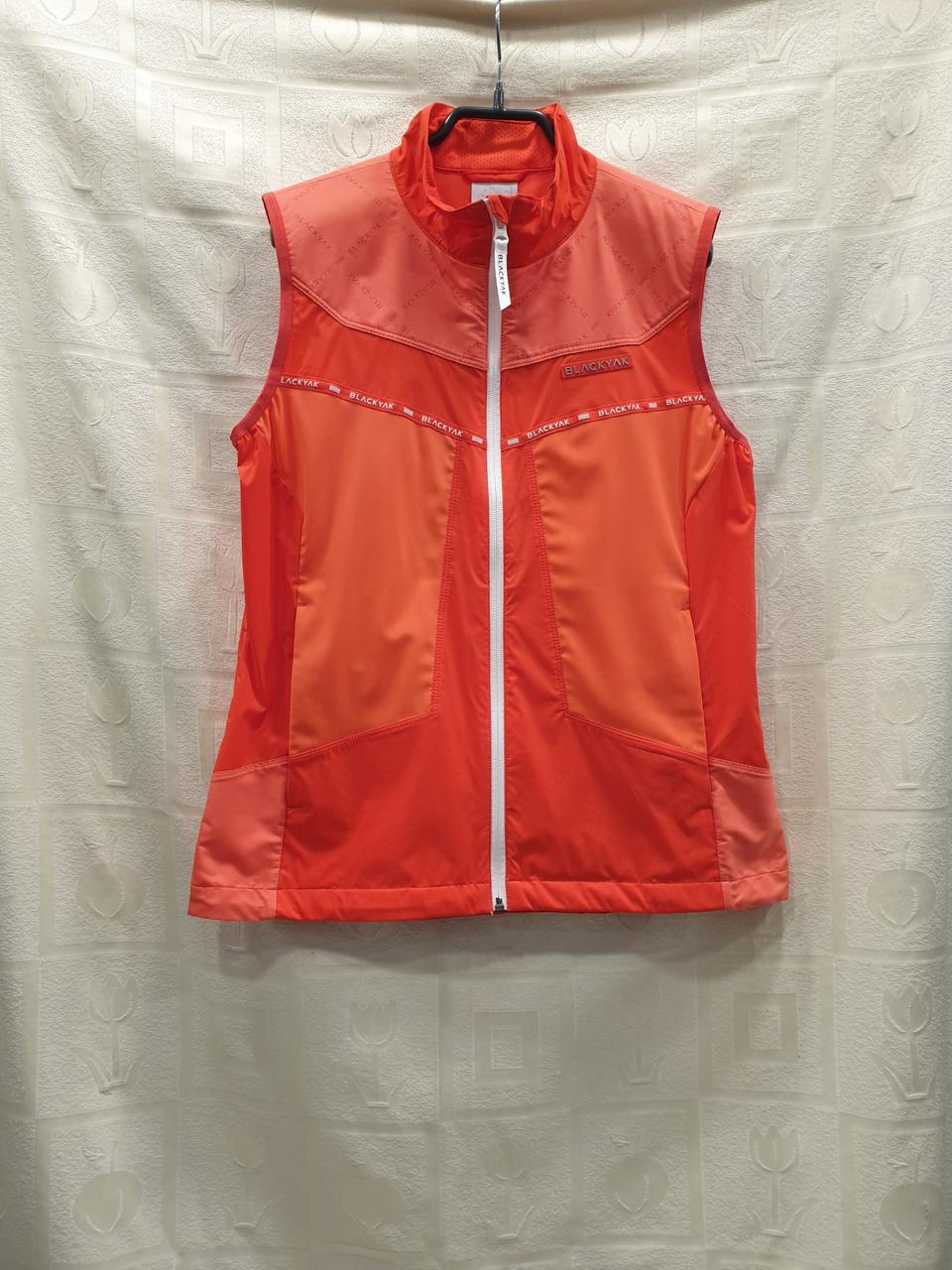 거의새거) 블랙야크 오렌지 바람막이 조끼 95~100