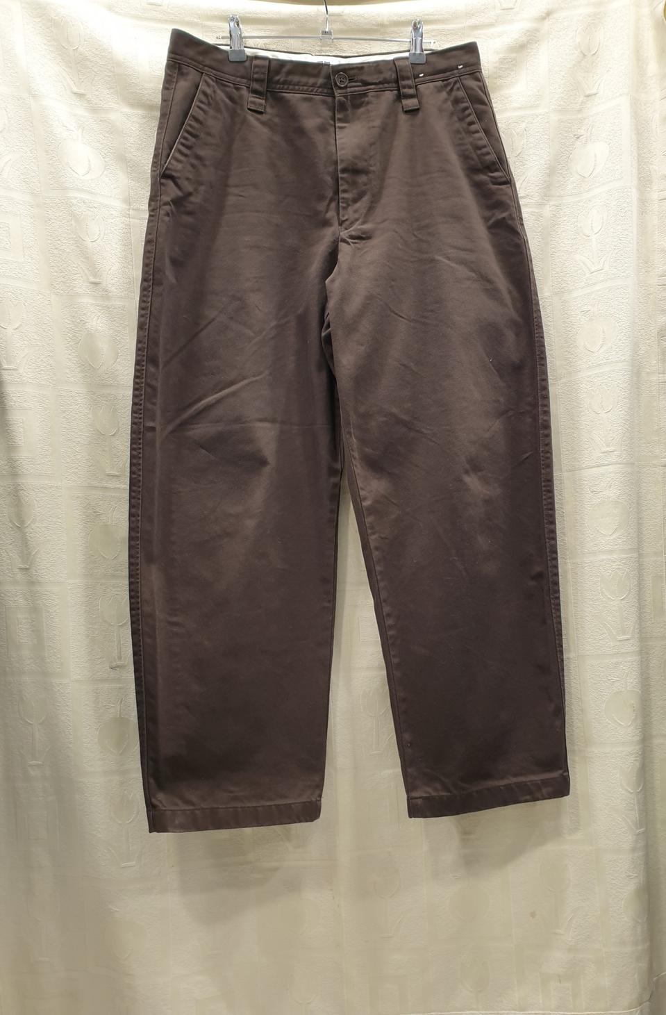 유니클로 U 와이드 남성 팬츠 브라운 82(31~32)