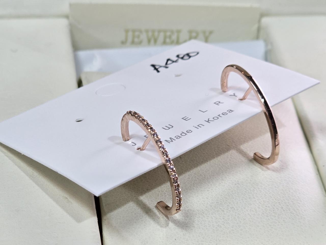 큐빅셋팅 핸드메이드 귀걸이