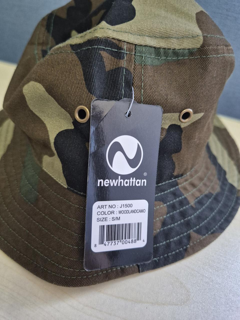뉴하탄 카모 패턴 버킷햇 S/M