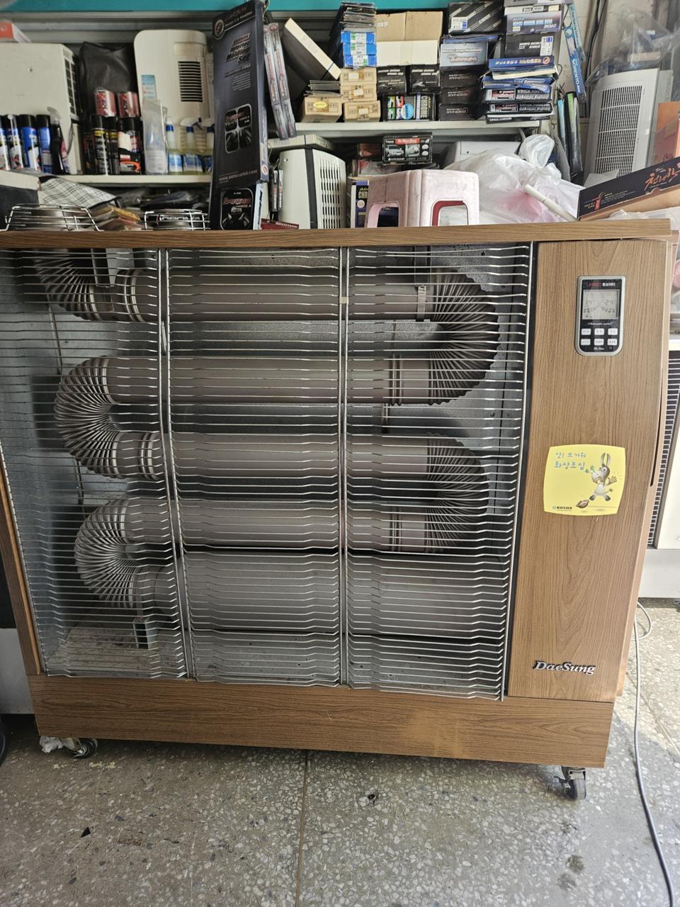 대성하이원돈풍기 곱창난로 원적외선튜브히터난로 온풍기 열풍기60평형석유난로