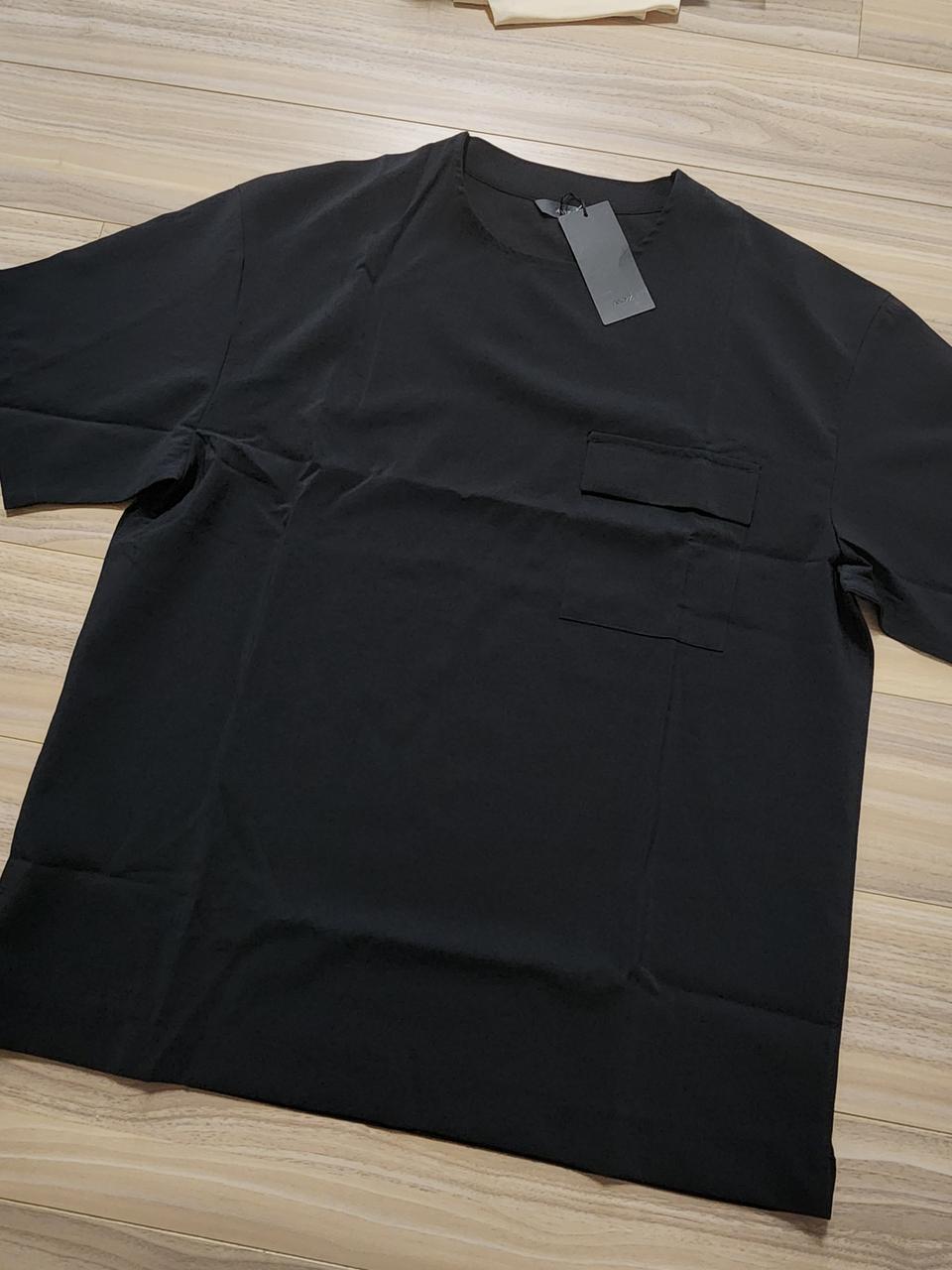 앤드지반팔티셔츠105사이즈블랙색상