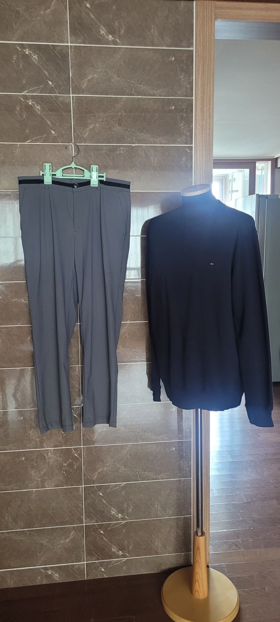 (남성32인치) 장미쉘바스키아 골프바지(여름용)