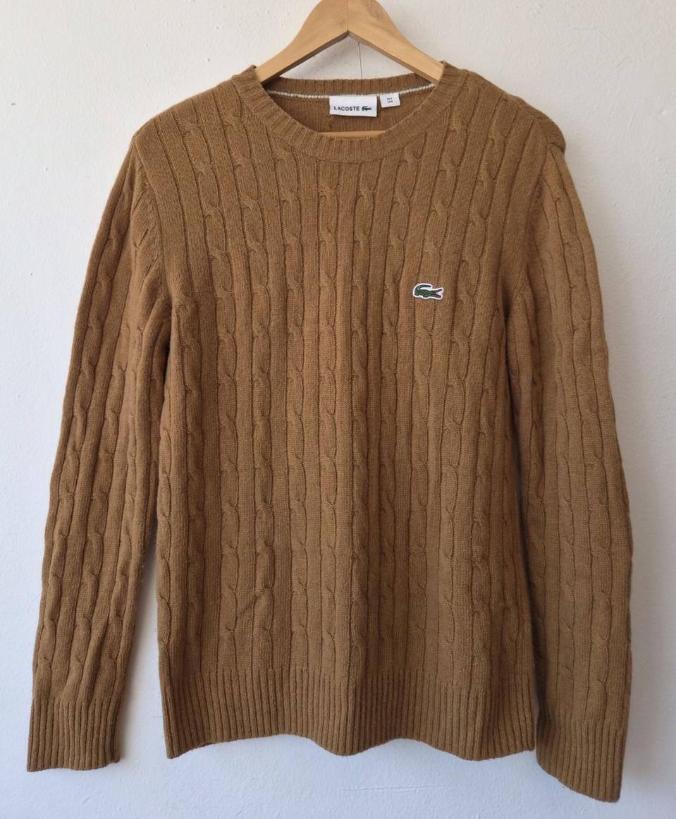 라코스테  라운드 케이블 긴팔니트