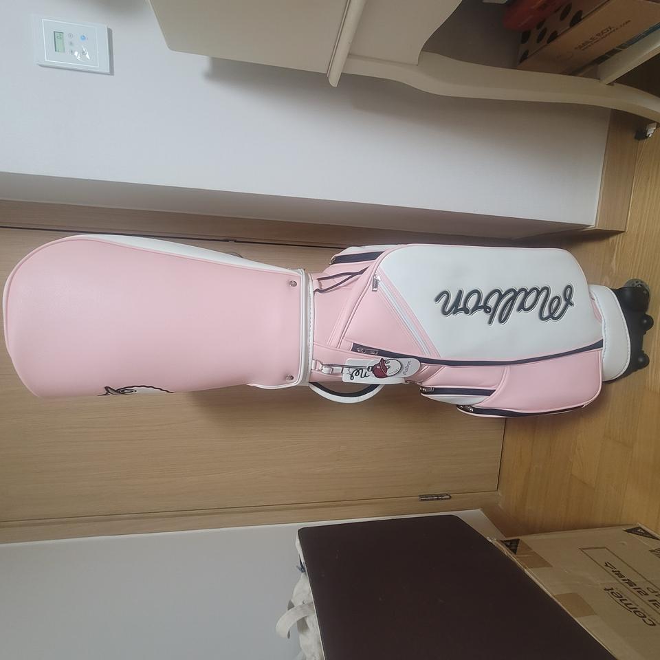 말본 골프 캐디백 (핑크 / 여성용 프리미엄 골프백)