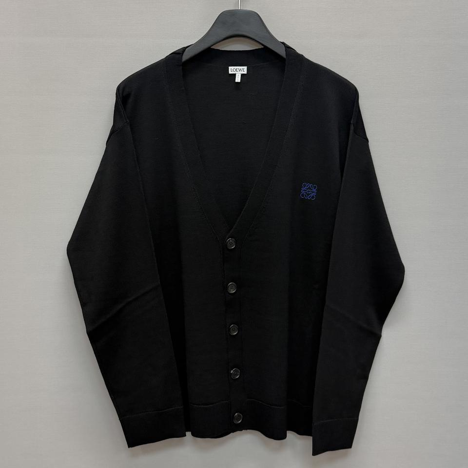 로에베 울 시그니처 로고 가디건 ( 105 ) 