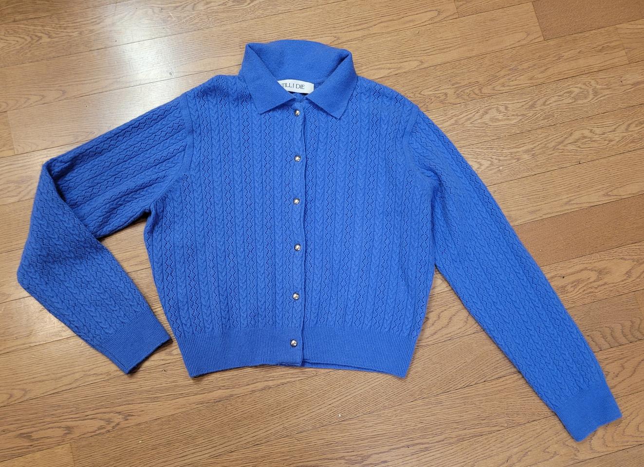 틸아이다이 캐이블 니트 가디건55~66