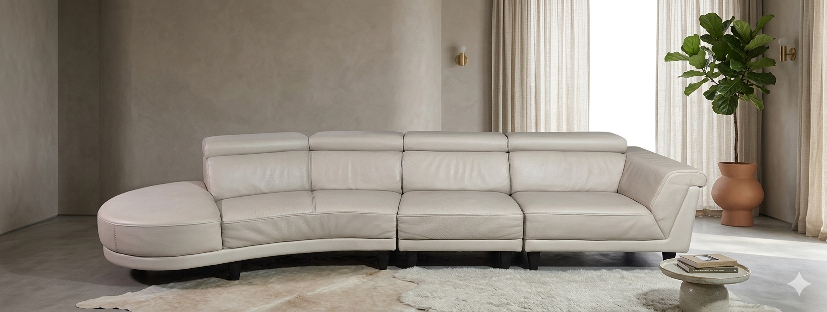 이태리 천연 통가죽 6인 소파쇼파(헤드레스트기능)서울경기근거리 무료배송