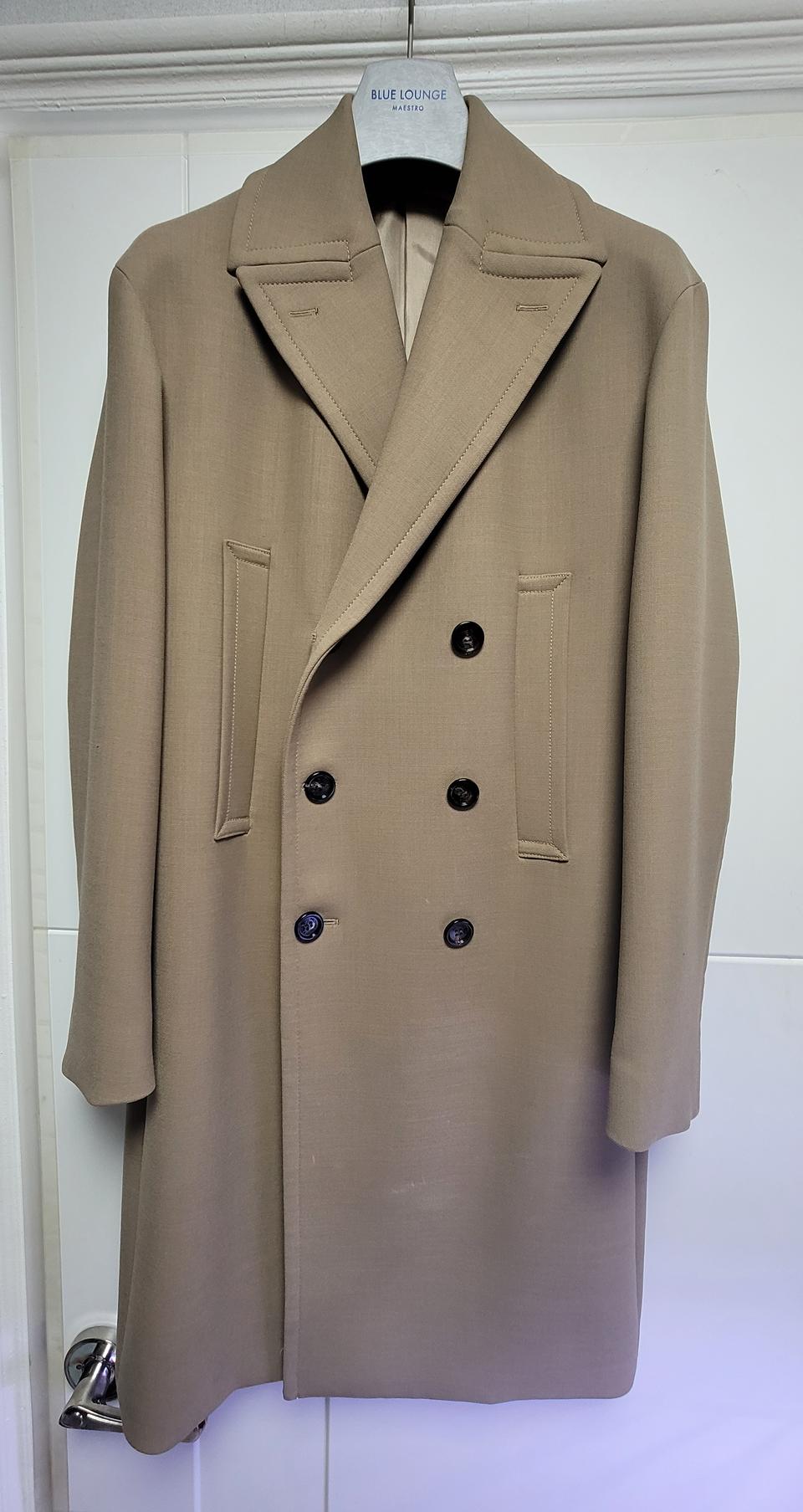 [새상품]무료배송[빨질레리]이태리MARZOTTO원단울블렌드 베이지 피코트