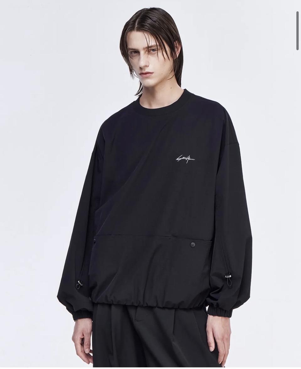 송지오옴므 오토그래프 벌룬 스웻 티셔츠 블랙