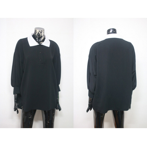 (77 박시한 핏) 스튜디오 럭스 박스핏 7부 블라우스 (사이즈 77)