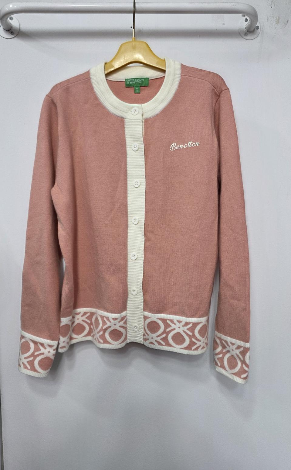 베네통 여성 가디건