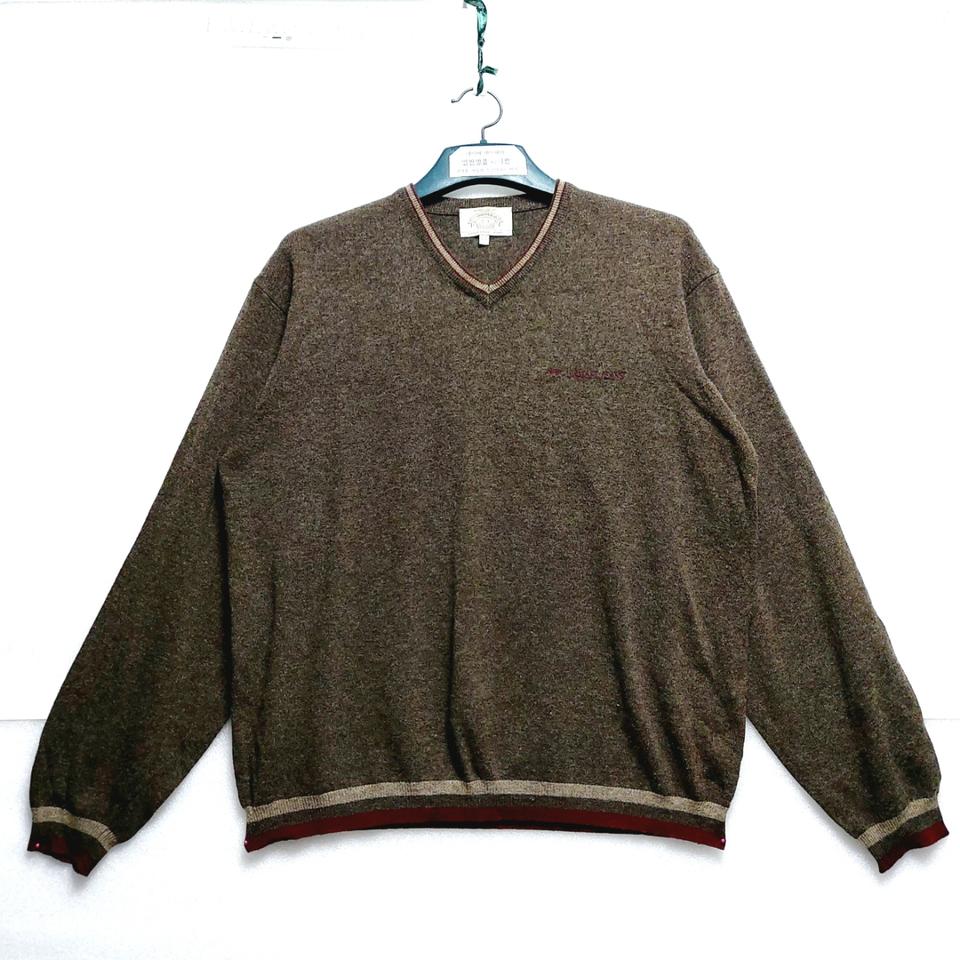 알마니 남성니트110-115 빅사이즈니트 브이넥