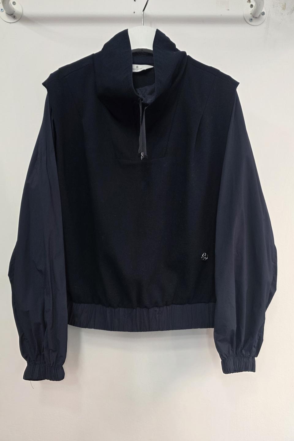 먼싱웨어 여성 골프 반집업