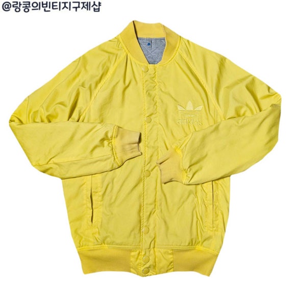 아디다스 스트릿 불꽃 양면 야구 자켓