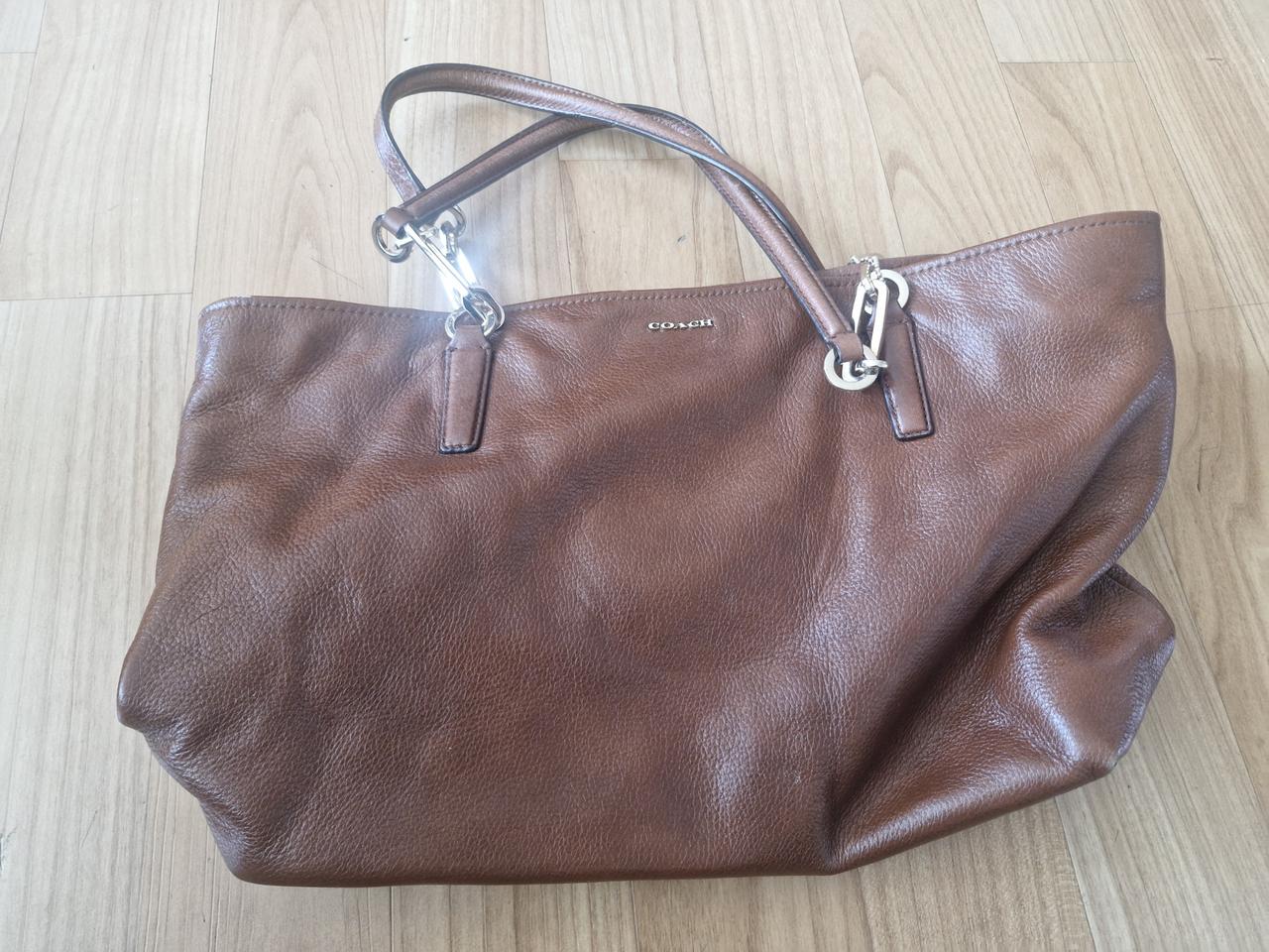 COACH 코치 여성용 레더 토트백 숄더백 가방